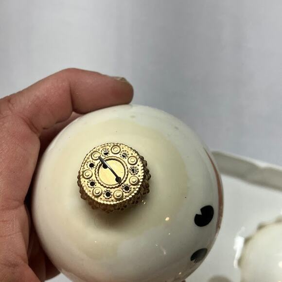 Snowmen Hand Painted 3” Bulb Tree Ornaments Christmas By KREBS Made  in USA(4) - Picture 4 of 4